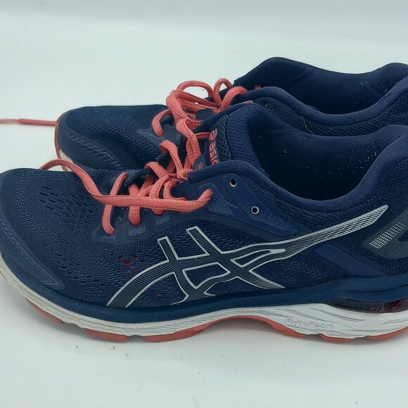 Asics GT-2000 7 Blue & Pink Women Girls Size US 7 Running Sporty Athletic - Picture 4 of 16
